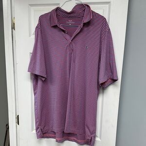 Vineyard Vines Purple and Pink Polo Shirt